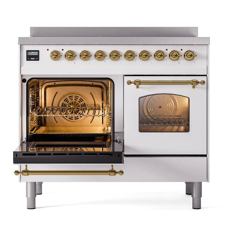 ILVE Nostalgie II 40" Induction Range - Double Ovens, 6-Element Induction - Solid Door - image 3