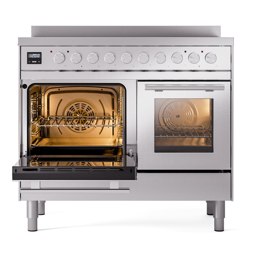 ILVE Professional Plus II 40" Induction Range - Double Ovens, 6-Element Induction - Solid Door - image 4