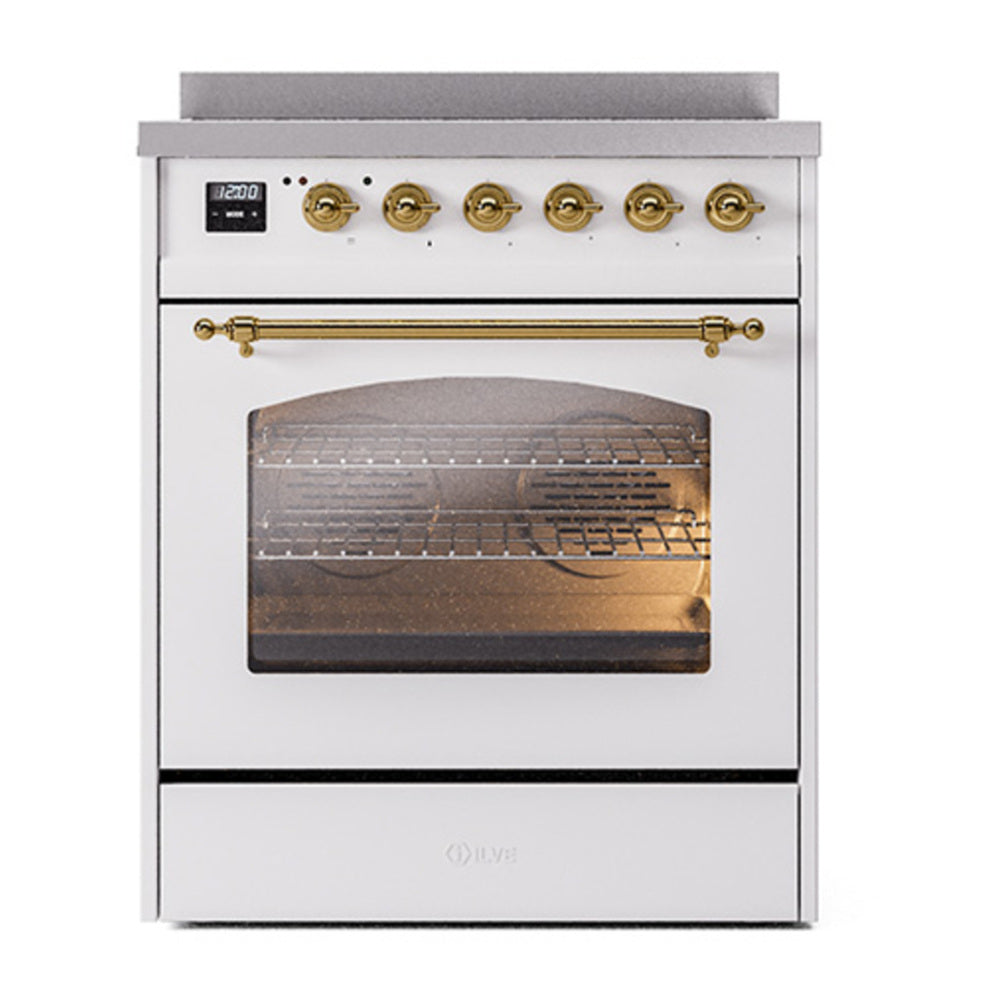 ILVE Nostalgie II 30" Induction Range - 4-Element Induction, 4.0 cu. ft. Oven - Triple Glass Door - image 2