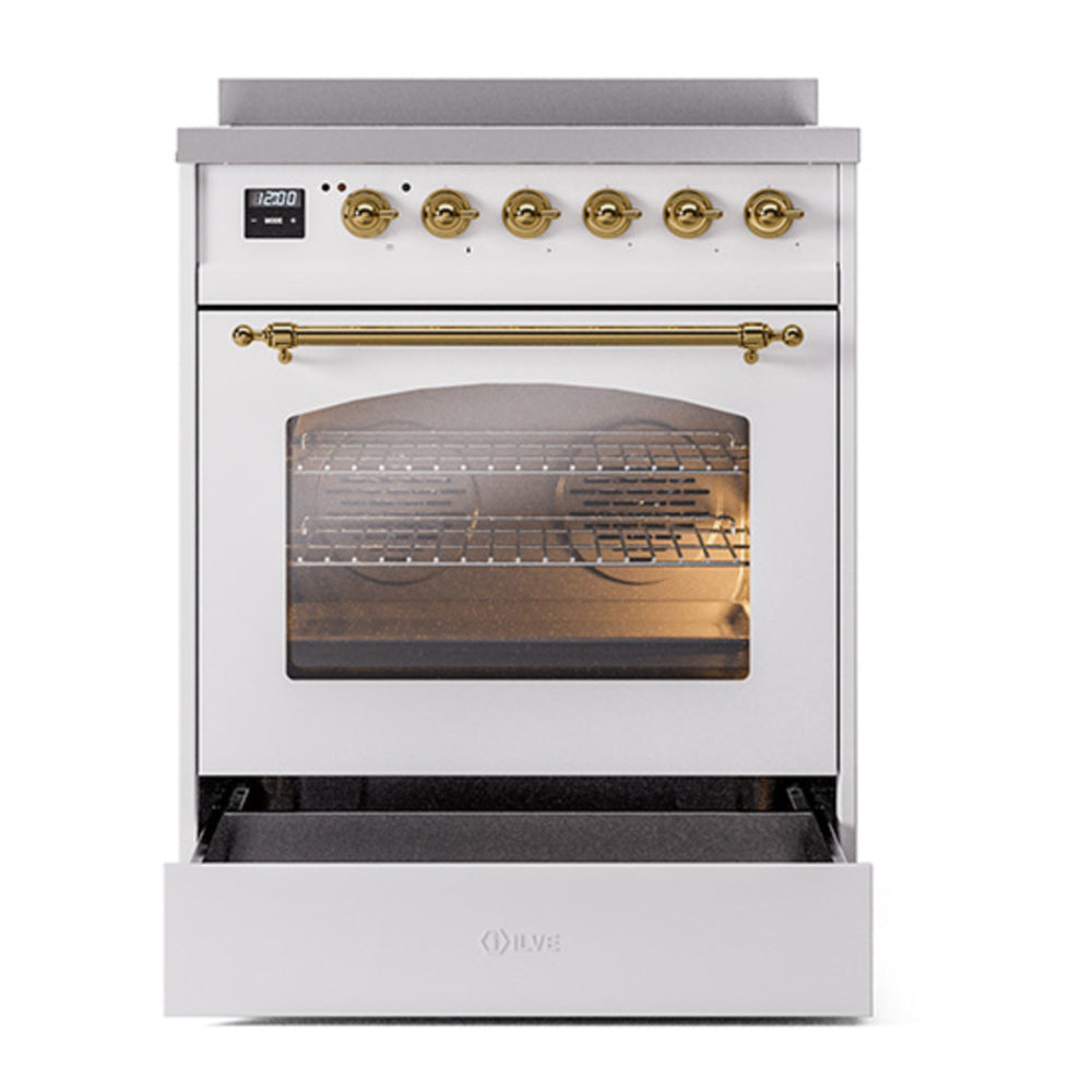 ILVE Nostalgie II 30" Induction Range - 4-Element Induction, 4.0 cu. ft. Oven - Triple Glass Door - image 4