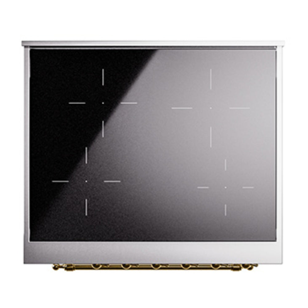 ILVE Nostalgie II 30" Induction Range - 4-Element Induction, 4.0 cu. ft. Oven - Solid Door - image 6