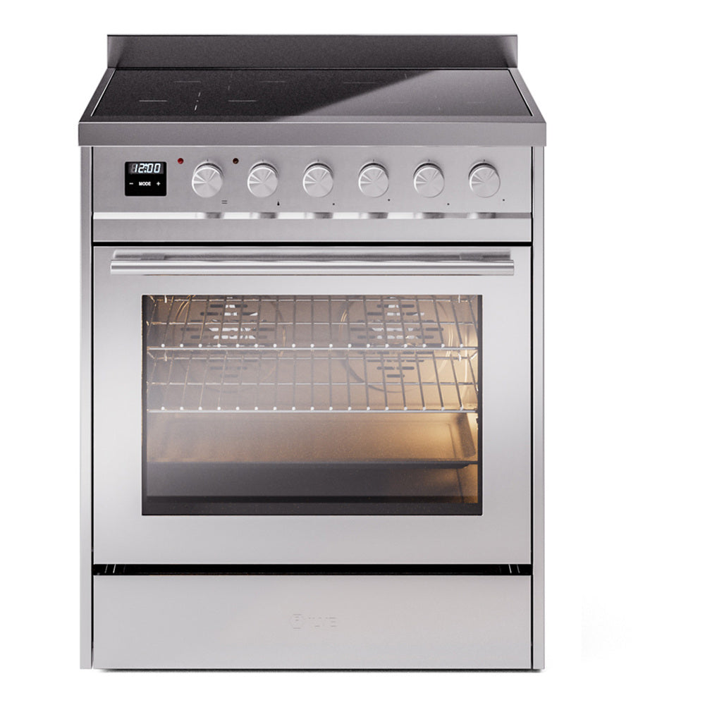 ILVE Professional Plus II 30" Induction Range - 4-Element Induction, 4.0 cu. ft. Oven - Triple Glass Door