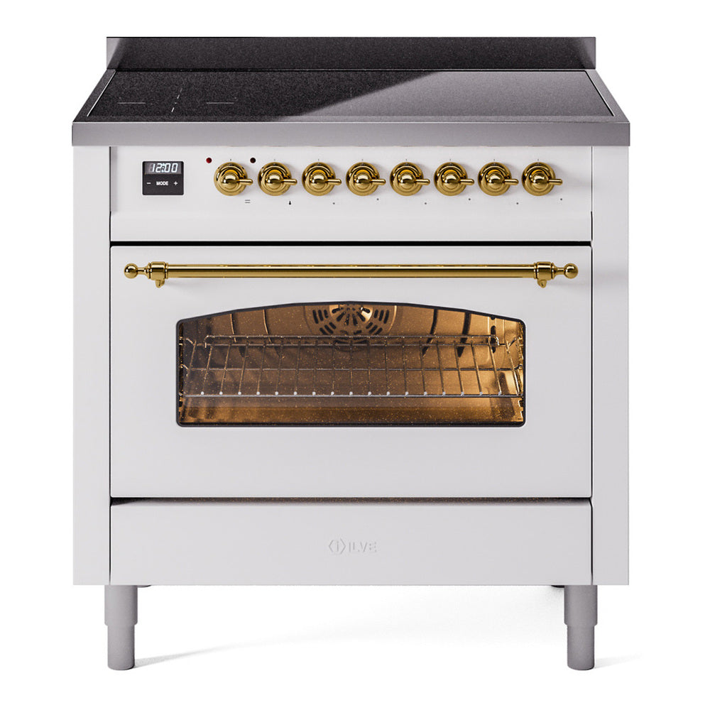 ILVE Nostalgie II 36" Induction Range - 6-Element Induction, 3.5 cu. ft. Oven - Triple Glass Door
