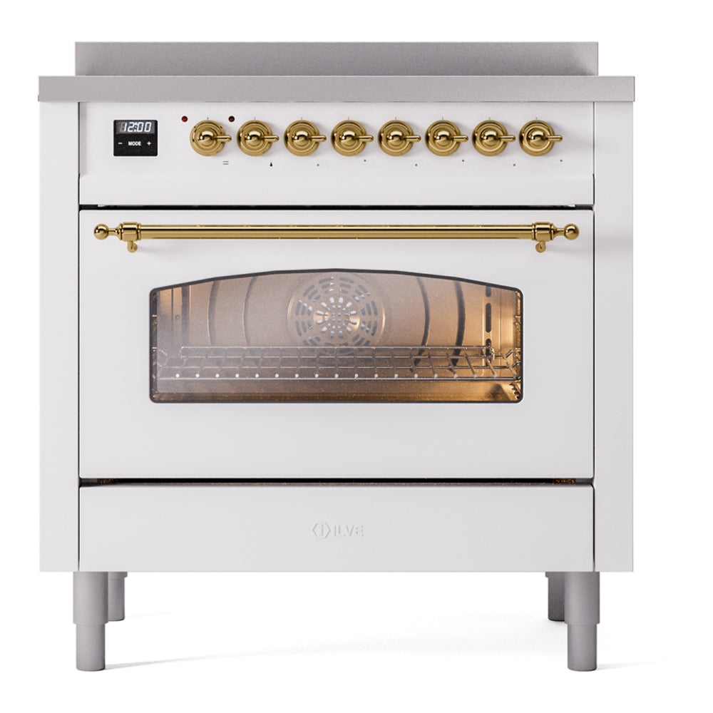 ILVE Nostalgie II 36" Induction Range - 6-Element Induction, 3.5 cu. ft. Oven - Triple Glass Door - image 2