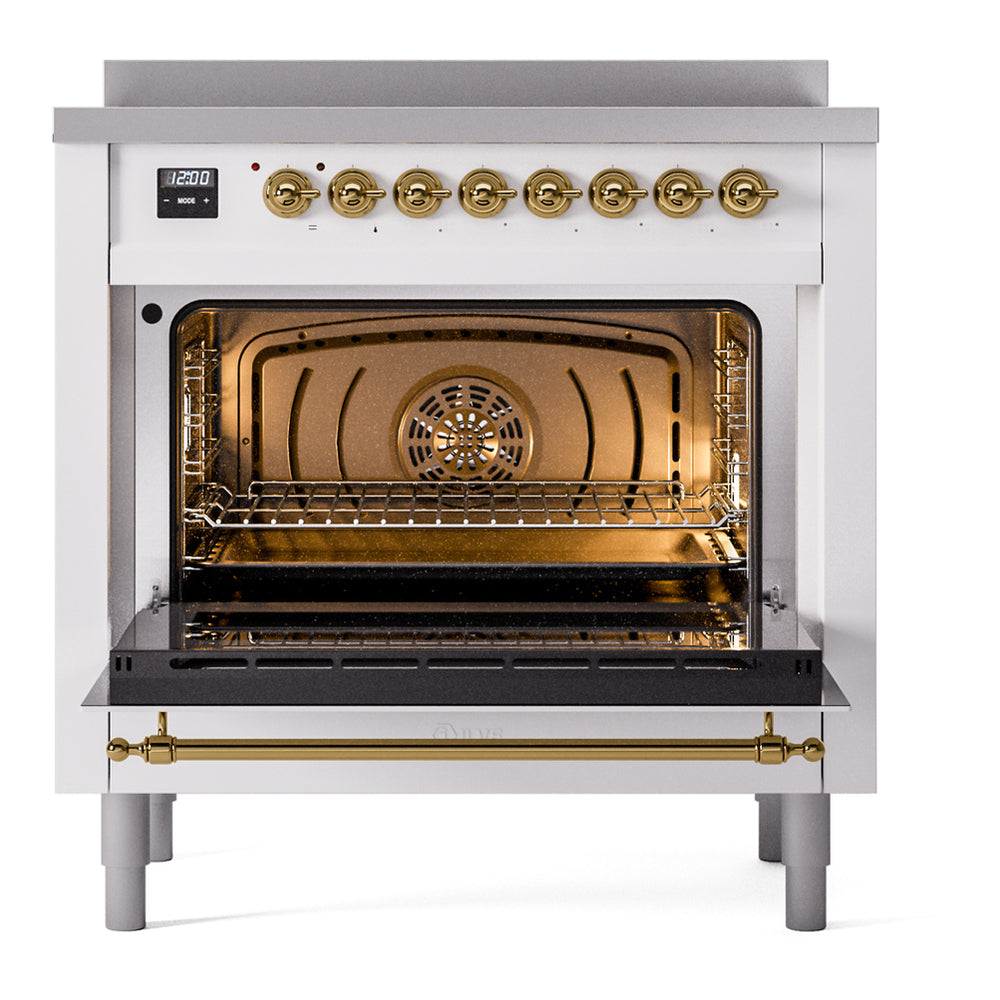 ILVE Nostalgie II 36" Induction Range - 6-Element Induction, 3.5 cu. ft. Oven - Triple Glass Door - image 3