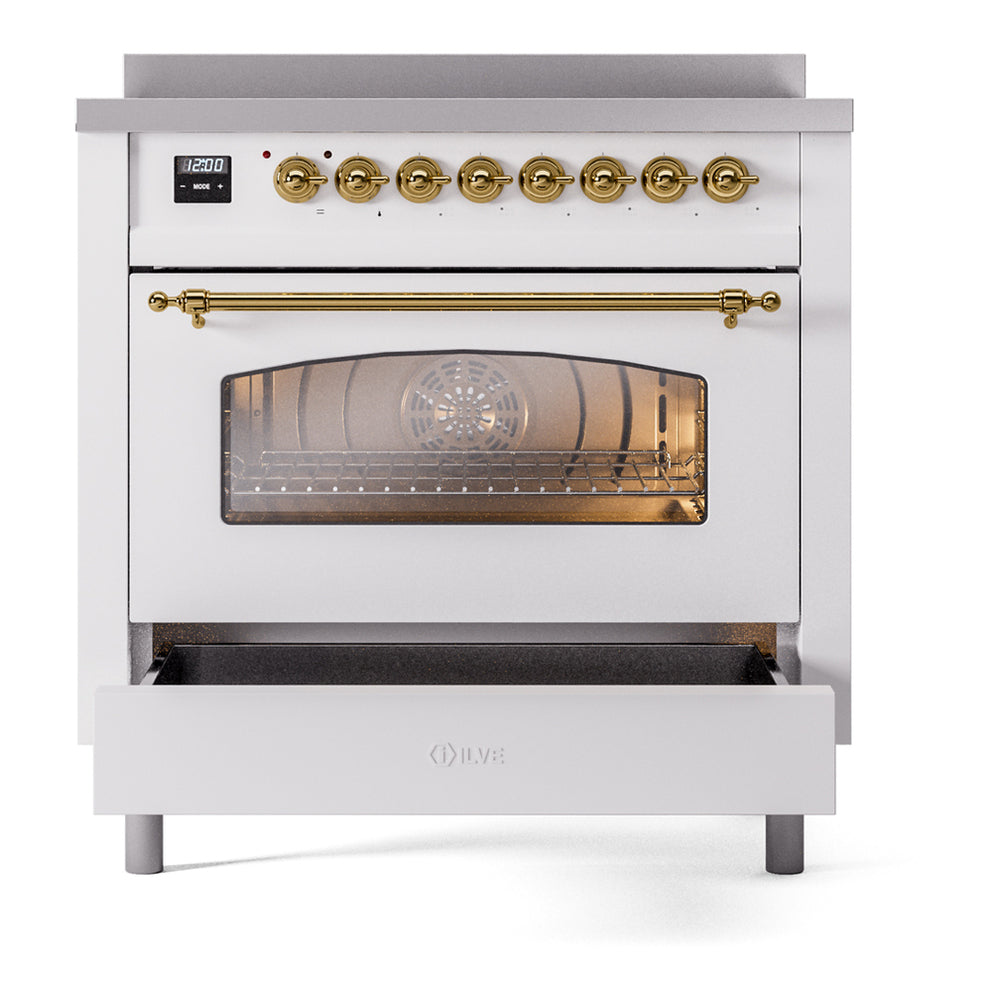 ILVE Nostalgie II 36" Induction Range - 6-Element Induction, 3.5 cu. ft. Oven - Triple Glass Door - image 4