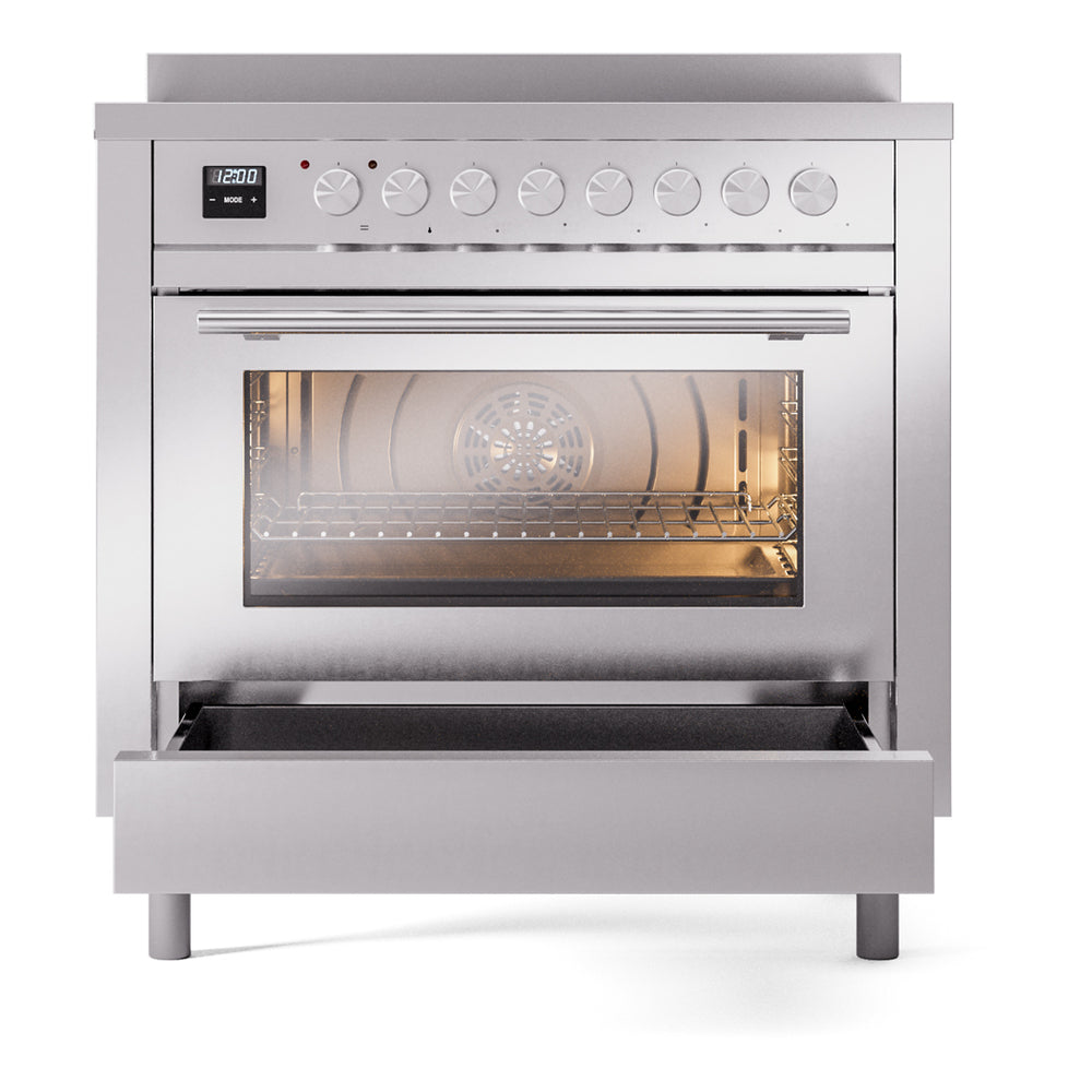 ILVE Professional Plus II 36" Induction Range - 6-Element Induction, 3.5 cu. ft. Oven - Solid Door - image 4