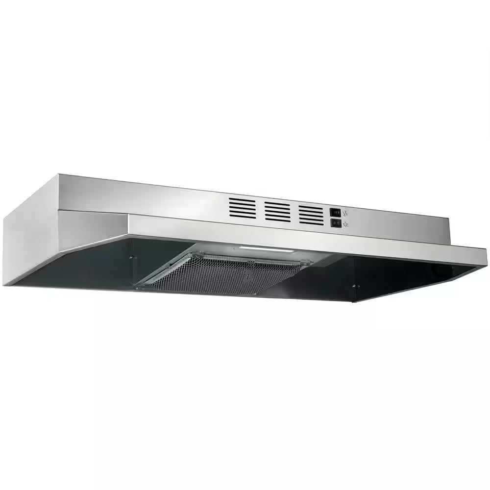 36-In Stainless Steel under Cabinet Range Hood with Charcoal Filter