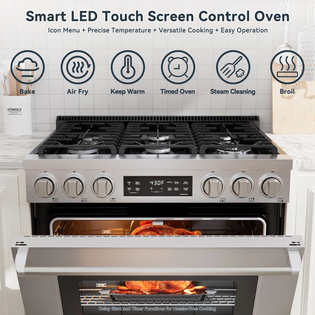 Nipus 36" Gas Range